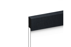 Финишный молдинг Hiwood LF1 BK114K 50x17x2700 мм, 1 м.п.